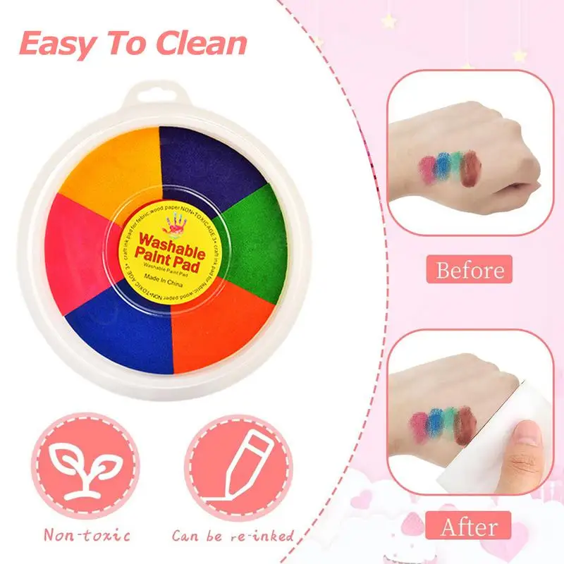 Zabawny zestaw do farbki do malowania palcami dla dzieci zmywalny wielokolorowy farbki do malowania palcami dla dzieci farbki do malowania palcami zestaw farb farbki do malowania palcami grafiki dla DIY atramentowy