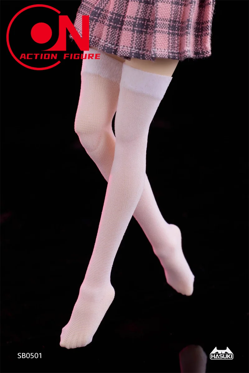 HASUKI SB05 1/12 Scale Seamless Silk Stockings Socks Clothes Accessories Model Fit 6'' Female Soldier Action Figure Body Dolls