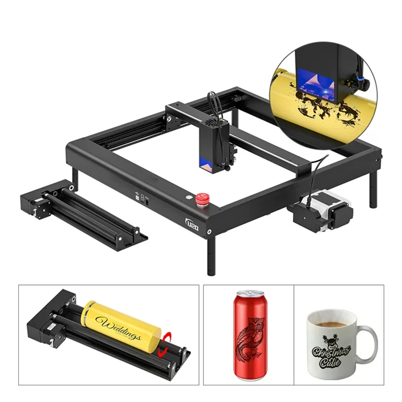 20W Laser Engraver U20 Laser Engraving And Cutting Machine Eye Protection Design With Air-Assisted Pump view 5