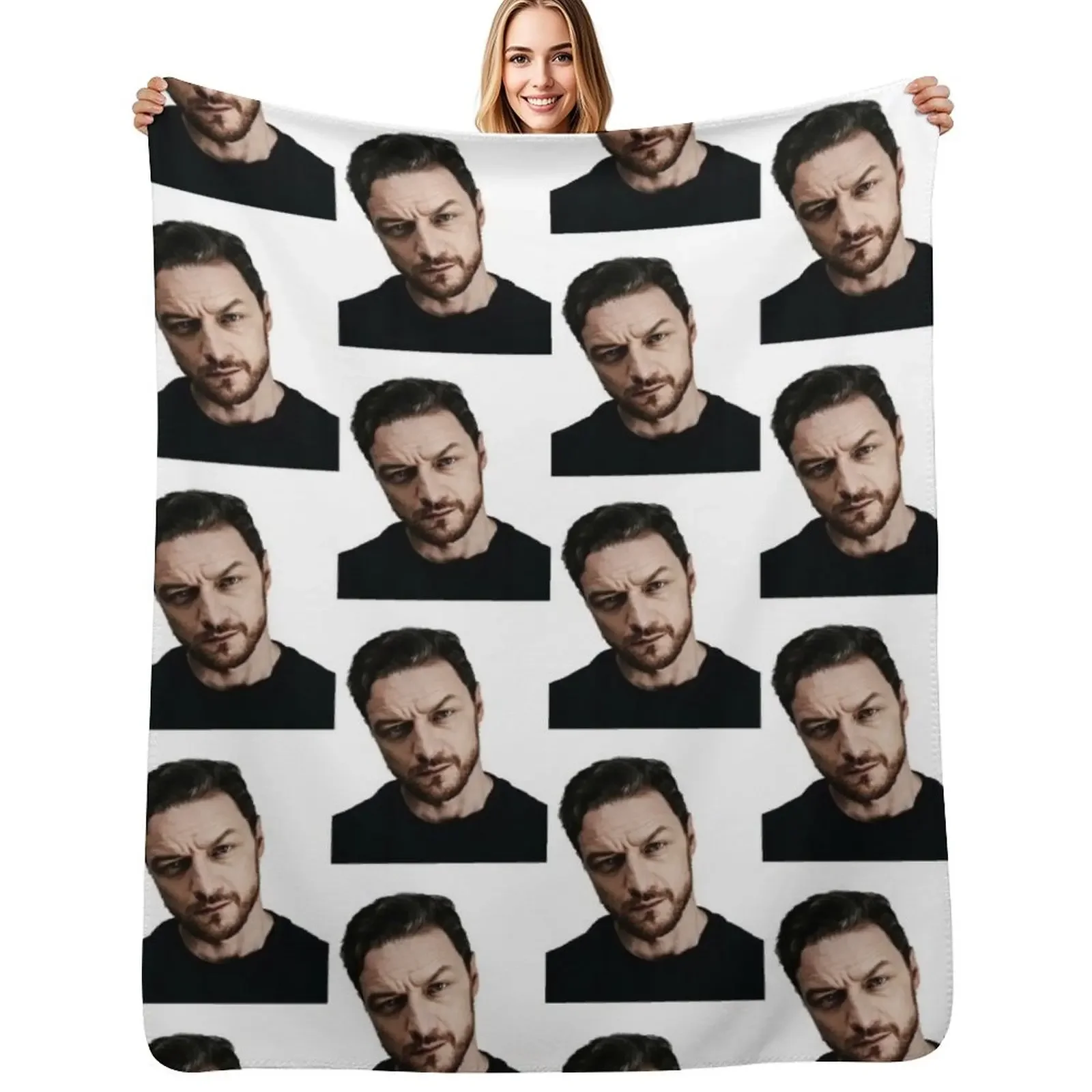 

James McAvoy Throw Blanket Luxury St for winter cosplay anime Cute Plaid Blanket
