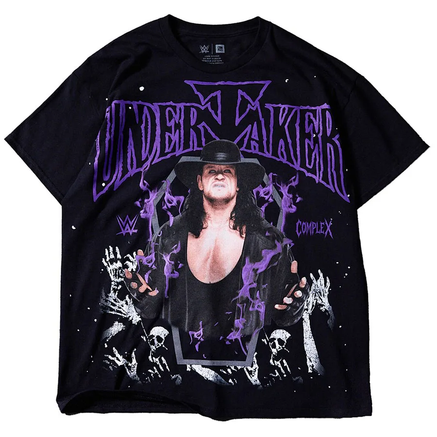 

Men's Complex Black The Undertaker Tomb T-Shirt Is Simple Stylish Atmospheric Loose And Breathable Suitable For Outdoor Sports