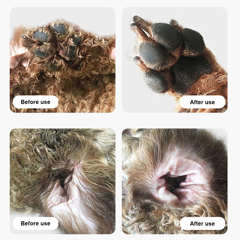 Dog Hair Trimmer Electric Dog Cutter Professional Pet Foot Hair Trimmer Professional Pet Nose/Ear/Paw Trimmer Accessories image 3