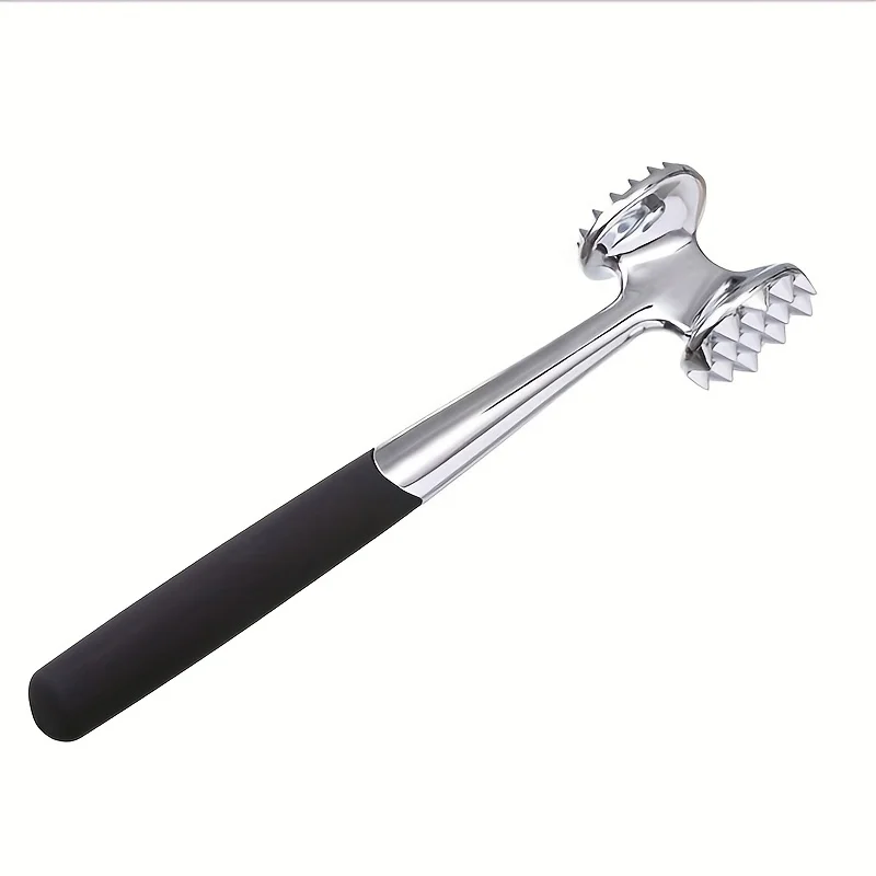 Meat-Tenderizer Hammer Kitchen Double-Sided Meat Tenderizer, Metal-Meat Hammer, Household Stainless Steel Rolled Meat Steak Meat