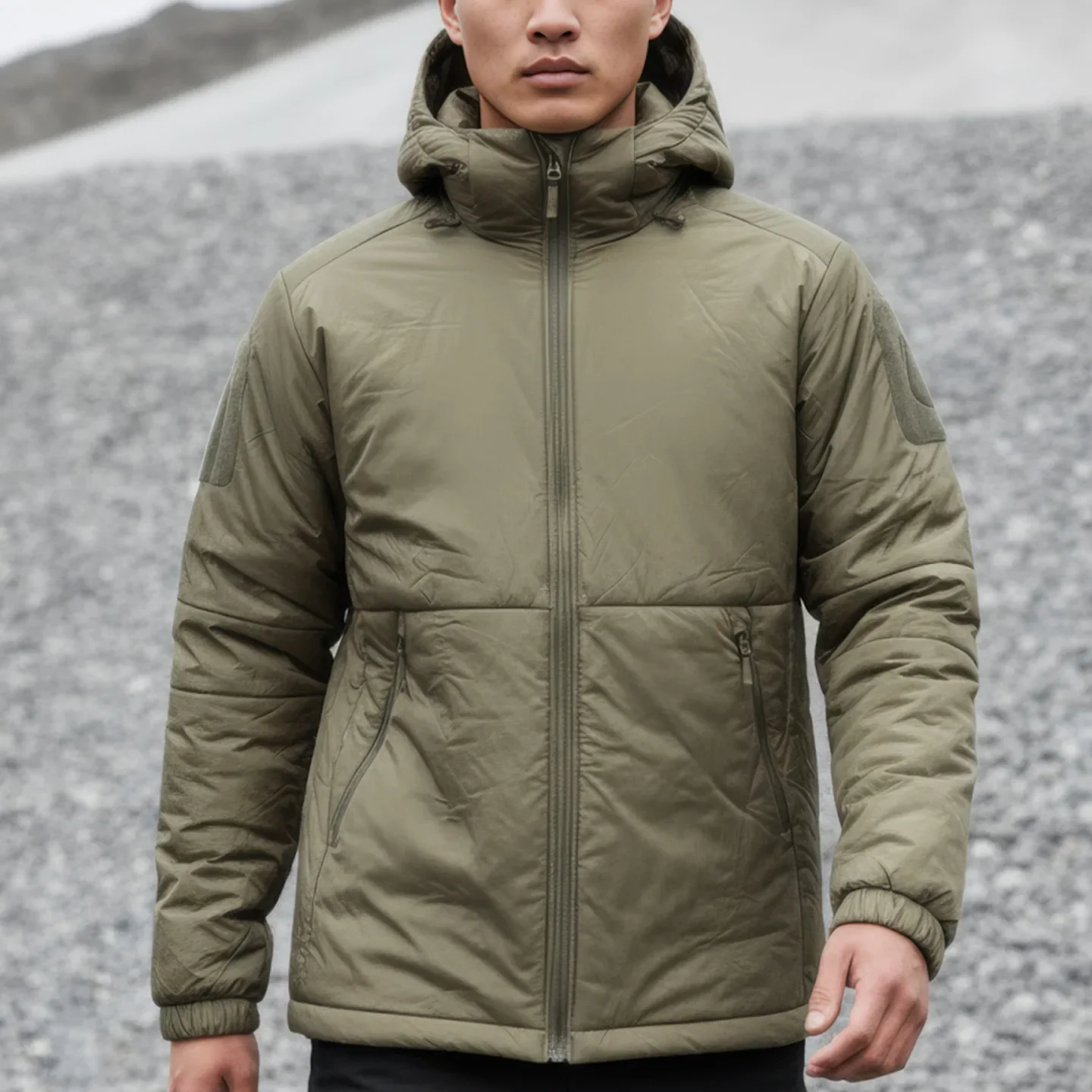 

Men's Winter Thickened Camouflage Cotton Jacket Outdoor Riding Cold-resistant Workwear Utility Coat Breathable Ultra-light Warm