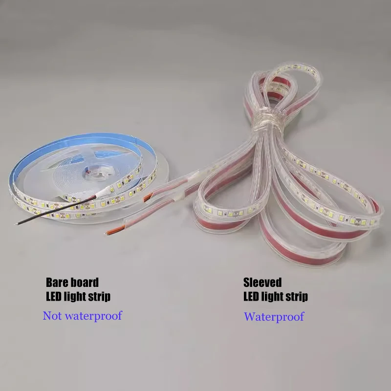 8/10/12Mm Led Transparent Silicone Tube Led Light Strip Accessory Ip67 Outdoor Waterproof Sleeve with End Cap Fixing Clip