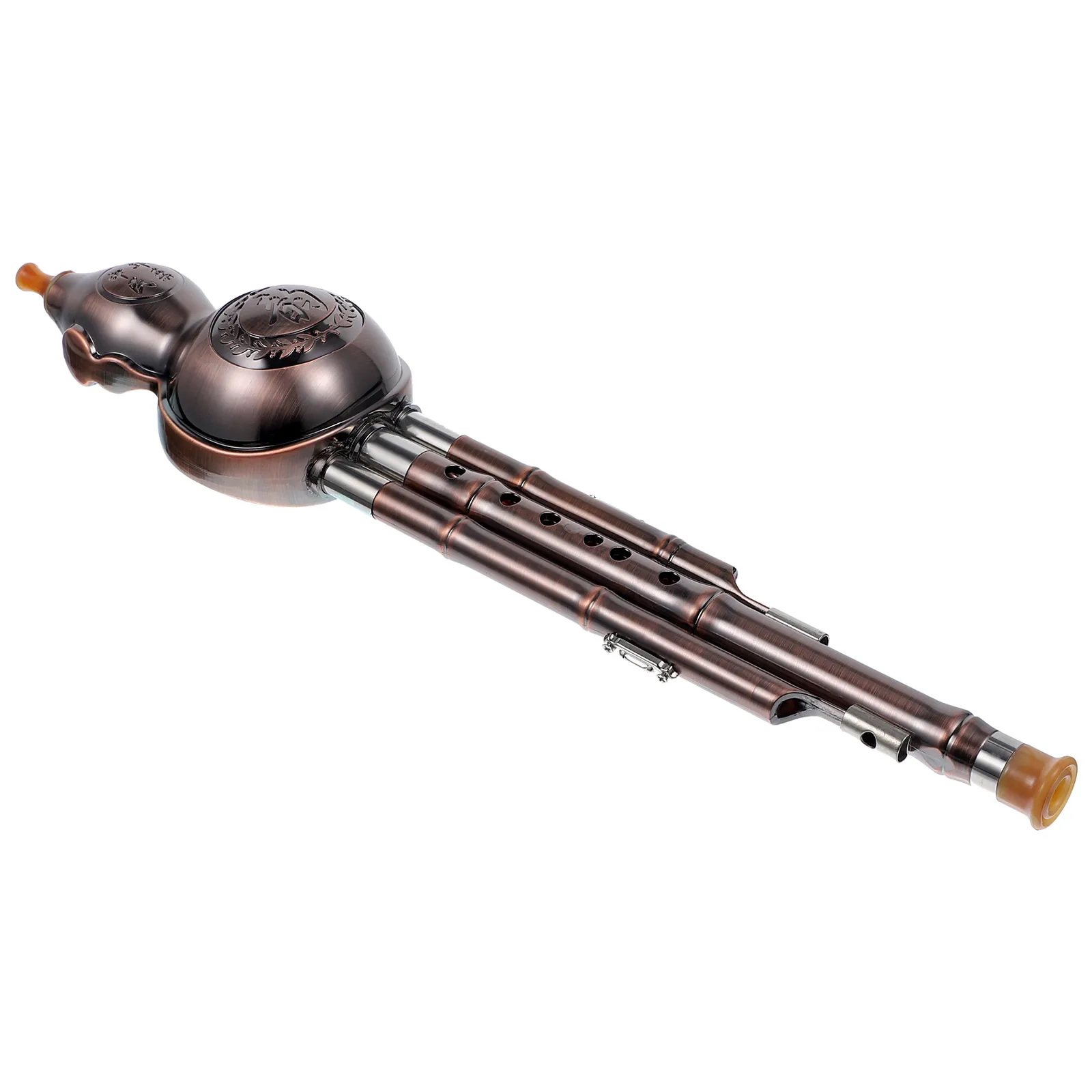 

1pc Durable Pp Cucurbit Flute Beginner Gourd Instrument Elegant Design Chinese Traditional Musical Gift Classic Flute