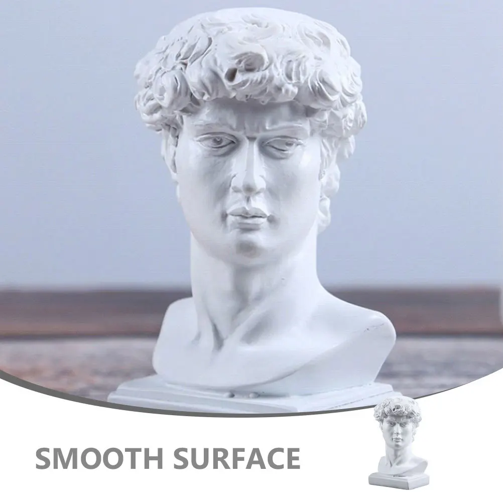 

Resin David Home Decor Sculpture Desktop Statue Toothpick Holder Craft Lightweight Indoor Decoration For Living
