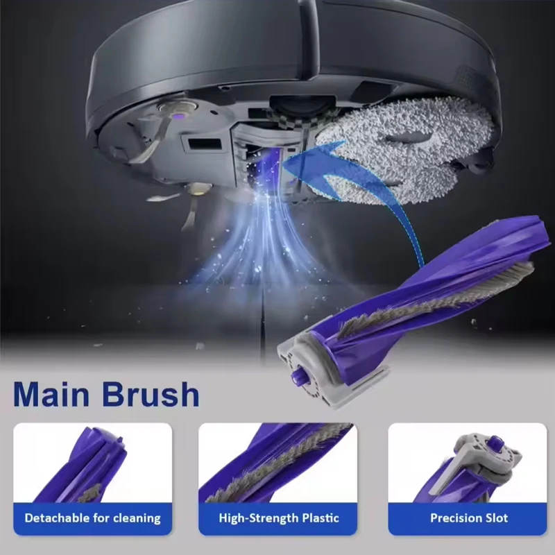 Accessories For 나르왈 Narwal Freo Z10 Ultra Robot Vacuum Cleaner Roller Side Brush Filter Mop Pad Dust Bag Replacement Parts - view 2