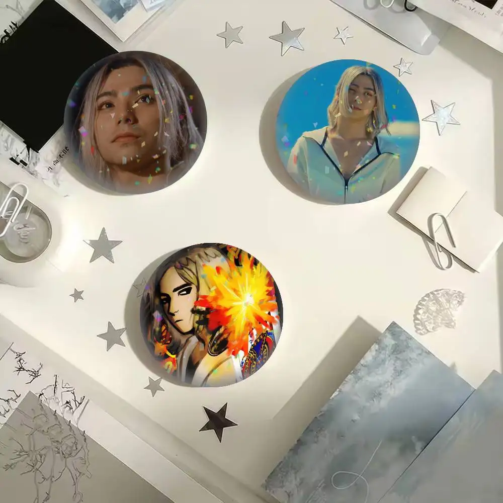 TV Chishiya A-Alice Borderland  25 32 44 58 75mm Badges Personalized Round Brooches Pins Accessory Gift