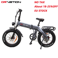 DrveTion BT20 Folding Electric Bike 20 Inch CST Fatbike Ebike 750W 10AH Samsung Battery Adult Electric Bicycle Max Speed 45km/h