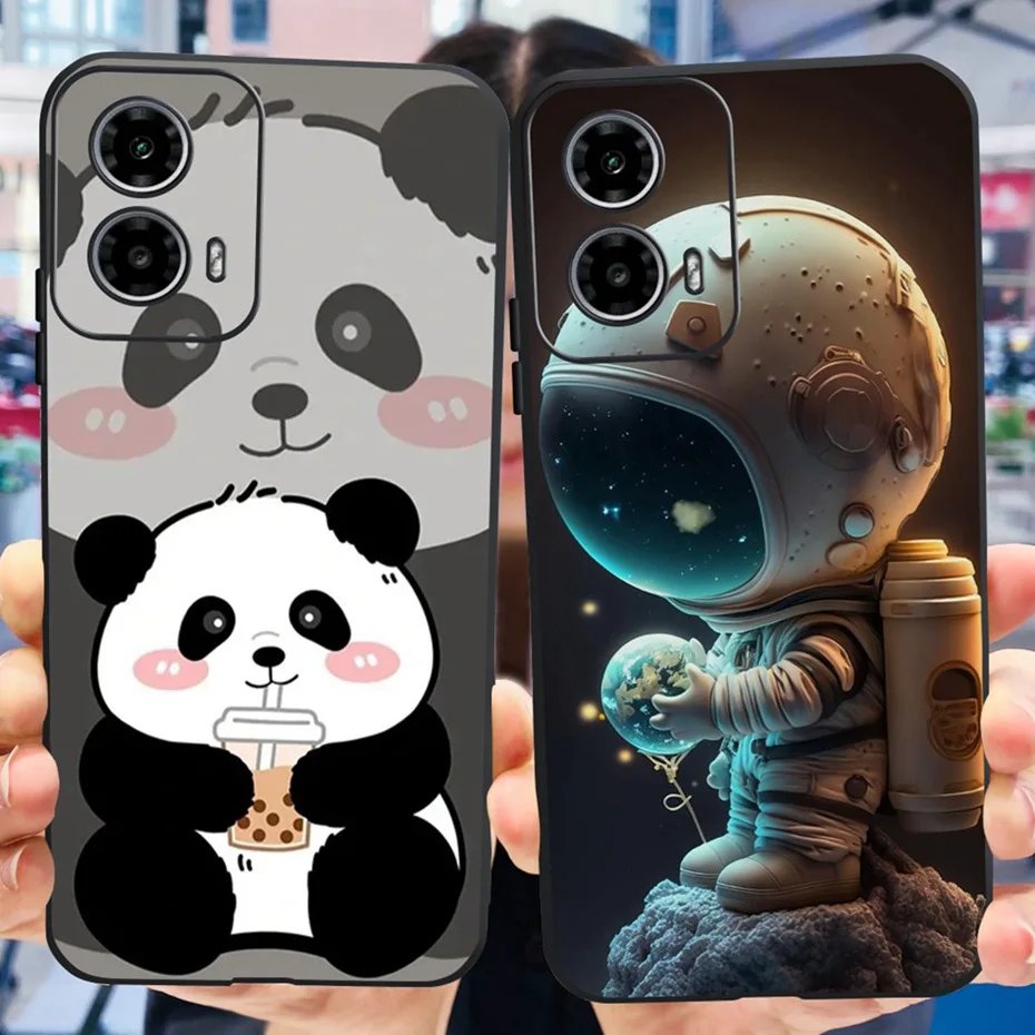 Lovely Printing Case For Motorola Moto G34 XT2363-2 Soft Silicone TPU Back Cover For MotoG34 G 34 5G Phone Cases
