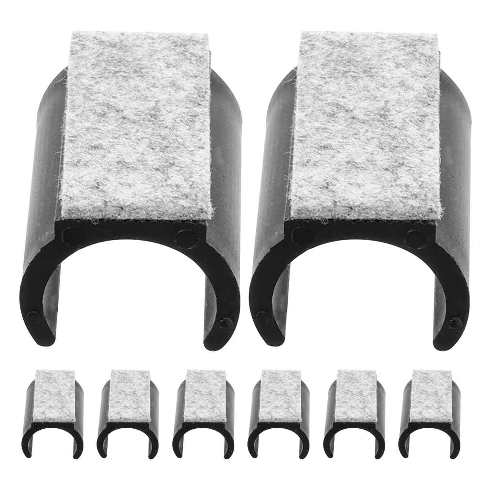 

8 Pcs Felt Furniture Pads Chair Leg Floor Protector Chaise Longue Plastic Couch Protectors