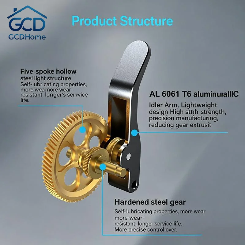 Metal Gear Wear Resistant RNC Nano-Coated All-Metal Hardened Steel for Toy Model Mechanical Modification Projects