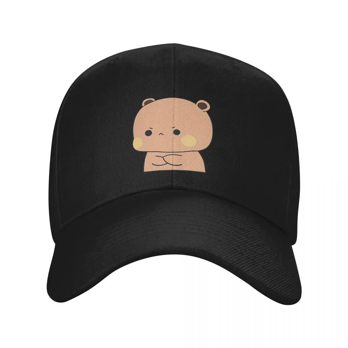 

Dudu Is Angry With Bubu Dudu Sad Baseball Cap black Rugby derby hat Women's Golf Wear Men's