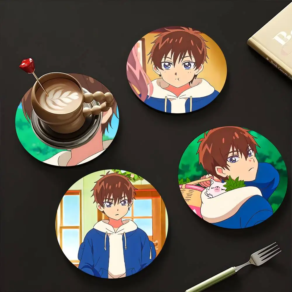1pc Takumi Shinada Delicious Party Precure Wooden Coaster Colour Printing Cup Mat Home Desk Decoration Gifts