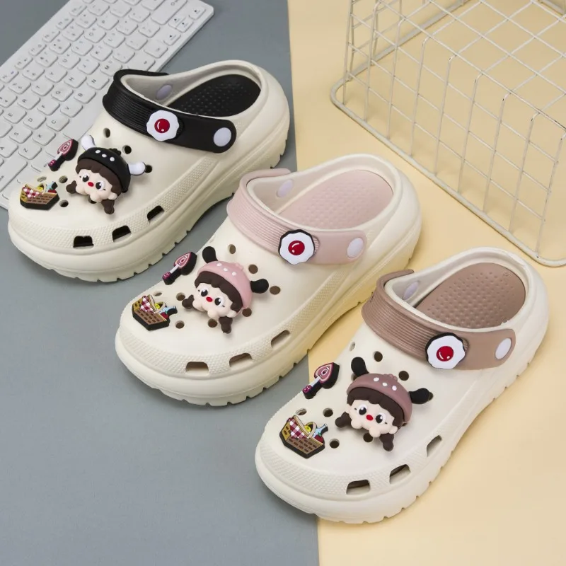 Women Slippers Summer New Fashion Waterproof Outdoor Soft Soled Comfortable Garden Indoor Thick Soled Clogs Slippers for Women