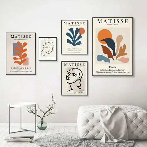 Scandinavian Henri Matisse Abstract Lines HD Canvas Painting Minimalist Wall  Poster Print Home Bedroom Living Room Decor - Image 3