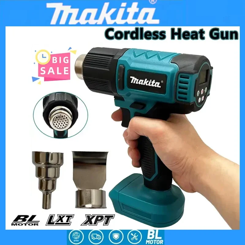 

Makita 18V Hot Air Baking Gun Tools Cordless Heat Gun Air Dryer For Soldering Max 550°C Shrink Film Wireless Rechargeable DHG181