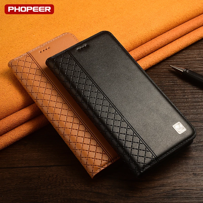 

Luxury Genuine Leather Flip Cover Shock Proof Phone Case For Huawei P40 P30 P20 P10 Pro Plus Lite E