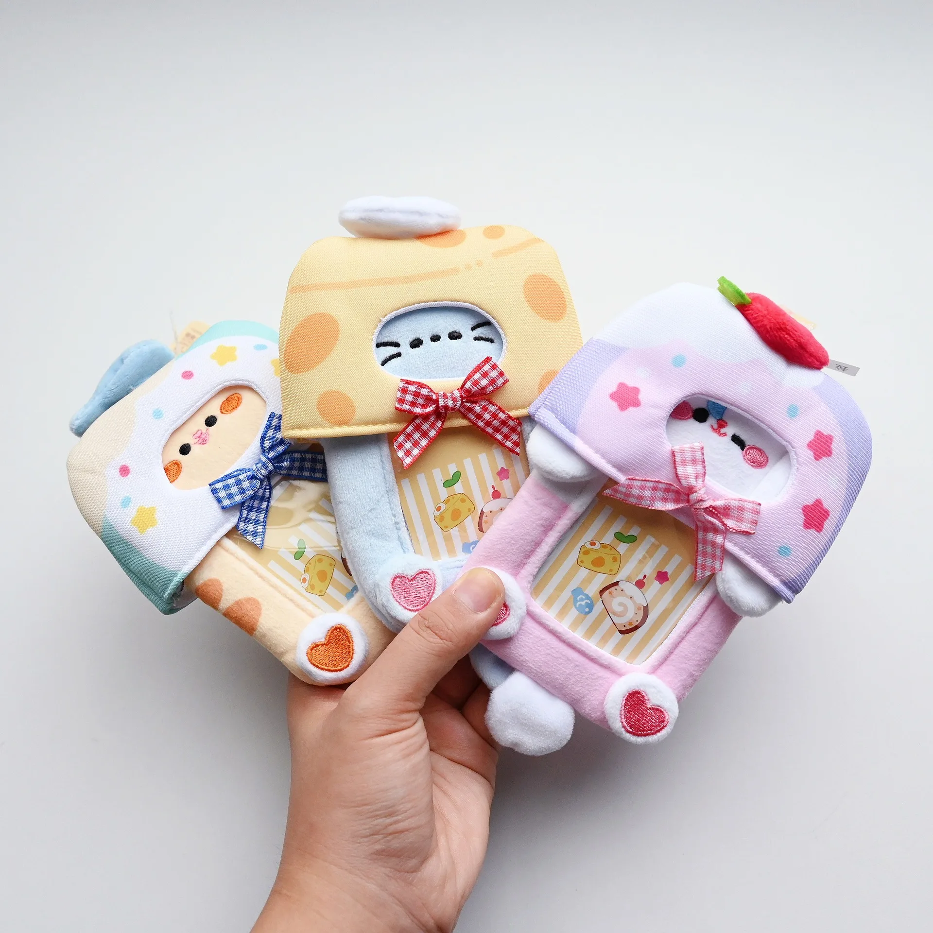 Delicious Sweet Dot Card Set Pendant Small Card Animal Series Photo Display Love Bean Lamb Rice Card Plush Campus