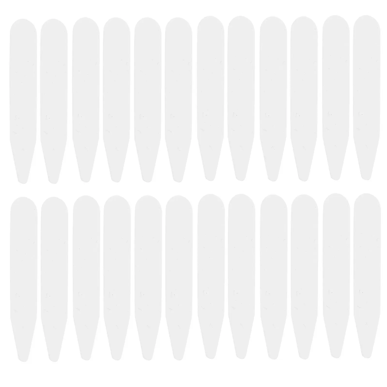 Men Shirt Halloween Christmas Collar Bones For Shirts Collar Support Strips Collar Stiffeners Business Casual Shirt 200Pcs