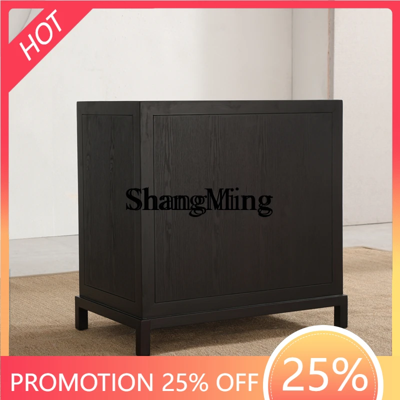 

FG good-looking New Chinese Tea Locker Zen Solid Wood Multifunctional Boiling Table