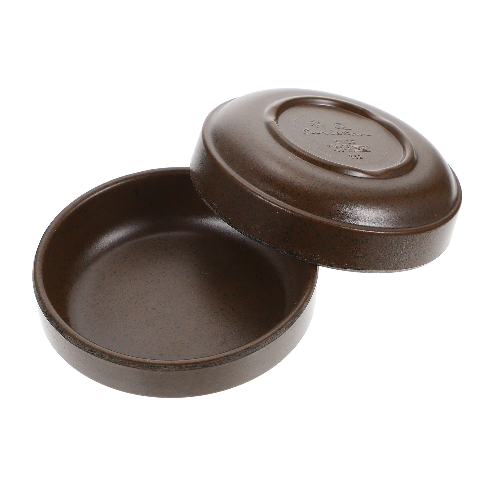 

Melamine Dipping Sauce Plates Soy Brown Kitchen Tableware Household Dinner Seasoning Dishes Compact Storage Plates Safe Healthy
