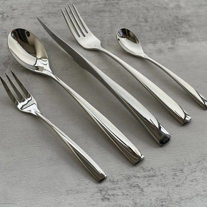 

Western tableware steak knife, fork, spoon, outlet thickened stainless steel tableware knife, fork, spoon, steak fork dinner set