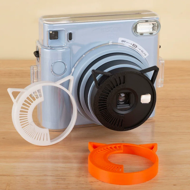 Adequado para artefato de exposição de lente de câmera de orelha de gato Fuji SQ1, artefato de exposição de 5 velocidades ajustável portátil ao ar livre