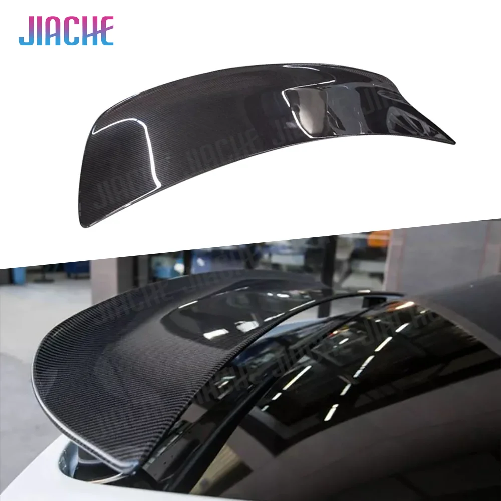 Carbon Fiber Car Front Rear Bumper Lip Splitters Diffuser Rear Spoiler Side Skirts Body Kits for Tesla Model X Car Styling