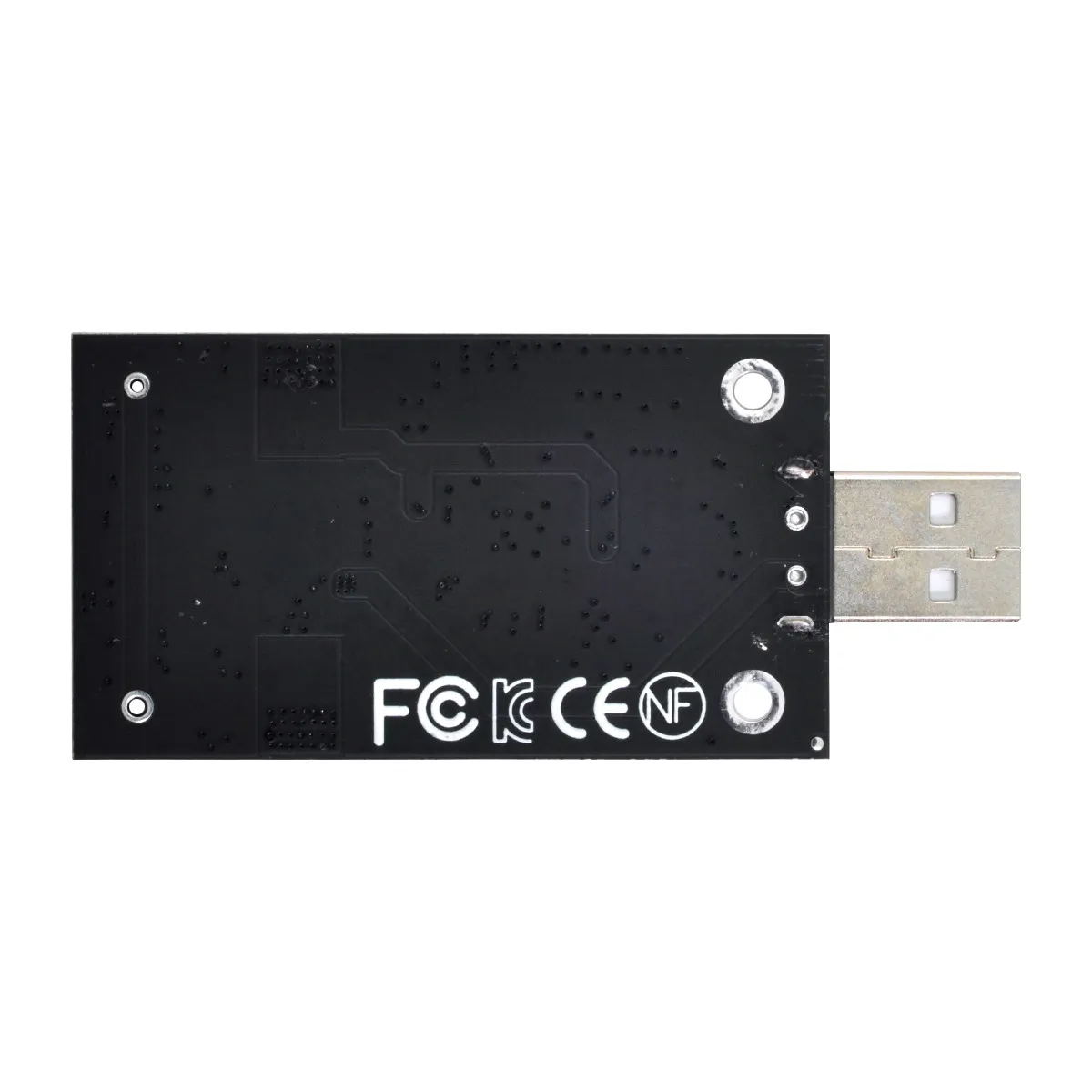 CableCC Tarjeta de controlador de bolígrafo USB 2.0 sin estuche Mini PCI-E mSATA a USB 2.0 SSD externo PCBA Conveter