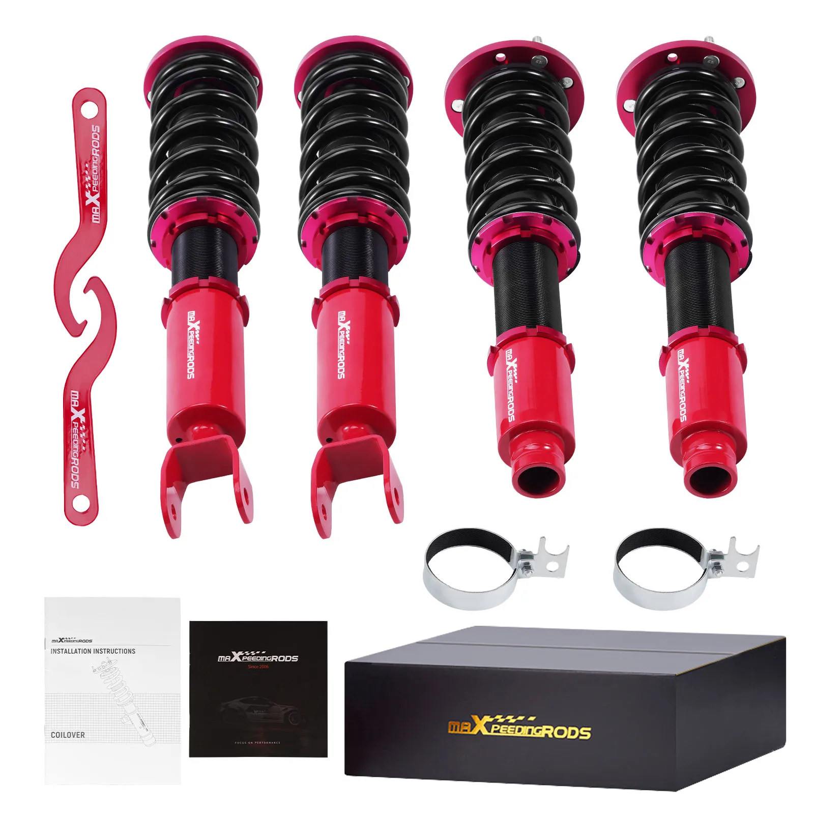 Coilover di regolazione dell'altezza per Honda Accord VIII Tourer Wagon a 5 porte CW1 08-15