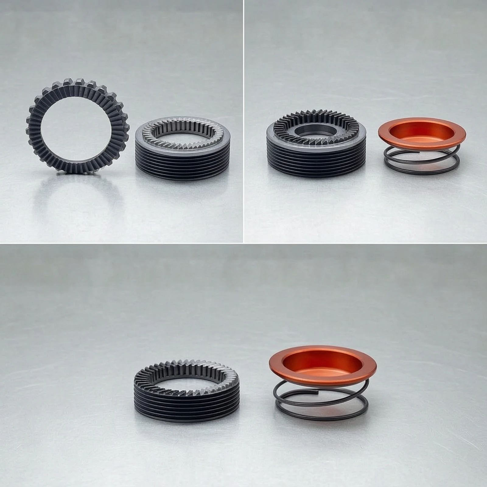 Ratchet Assembly Threaded Freehub Assembly Ratchet with Pawls Replacement Bike Hub Pawl Kit Repair for Mechanics