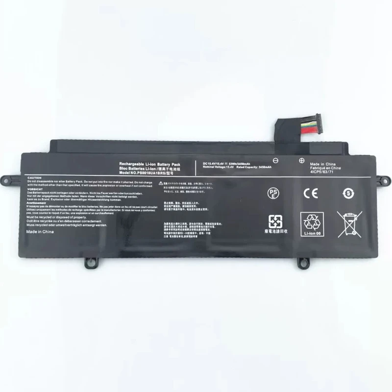 PS0010UA1BRS PS0011UA1BRS 15.4V 53Wh for Dynabook Toshiba Portege X30W-J X30L-J X30L-K X40-K X40-J Replacement Laptop Battery