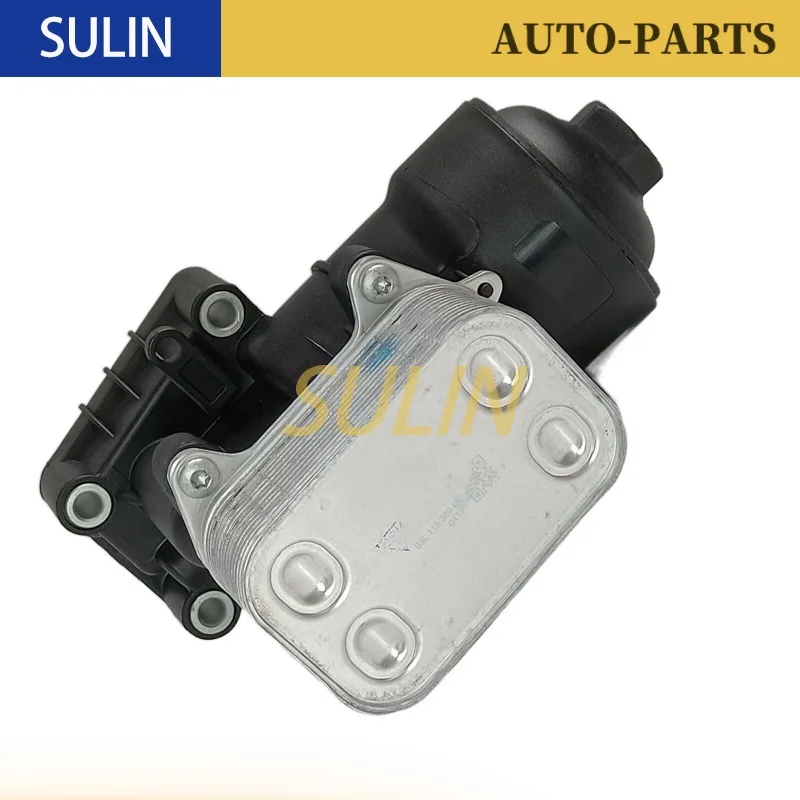 

03L115389C Engine Oil Filter Bracket Cooling with Flange Assembly For AUDI A1 A3 A4 A5 A6 C7 Q5