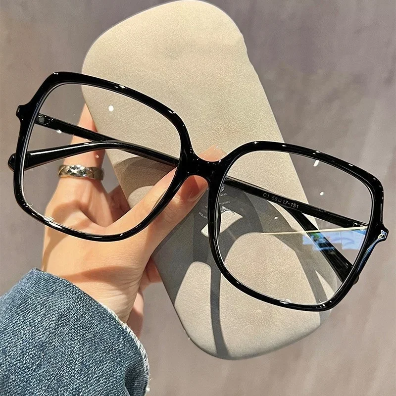 Far Sight Goggle Luxury Trend Eye Protection Myopia Glasses Retro Square Frame Eyeglasses Trend of Ultra-light Ladies Frame