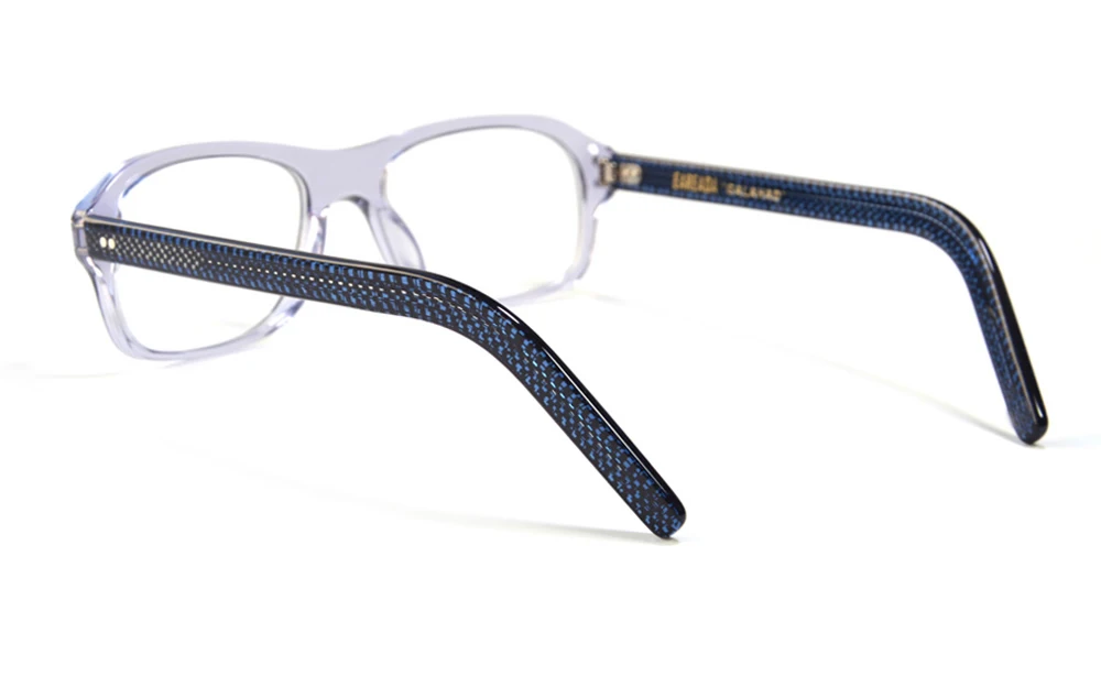 Kingmen Brillengestell für Männer Agent Eggsy Cosplay Brillenbrille Retro Rechteckige handgemachte Acetat verschreibungspflichtige Brille – Detail 7