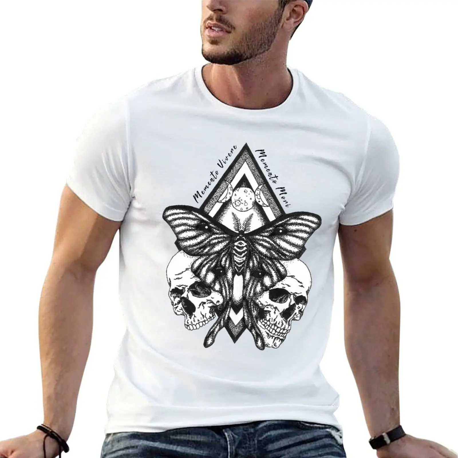 

man Mori t Vivere, shirt designer Memento man shirt Memento t T-Shirt casual