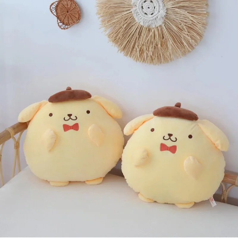 

Sanrio Pom Purin Stuffed Plush Toys Dolls Soft Cushion Pillow Cartoon Kawaii Pom Purin Plush Doll Toys Room Decoration Kids Gift
