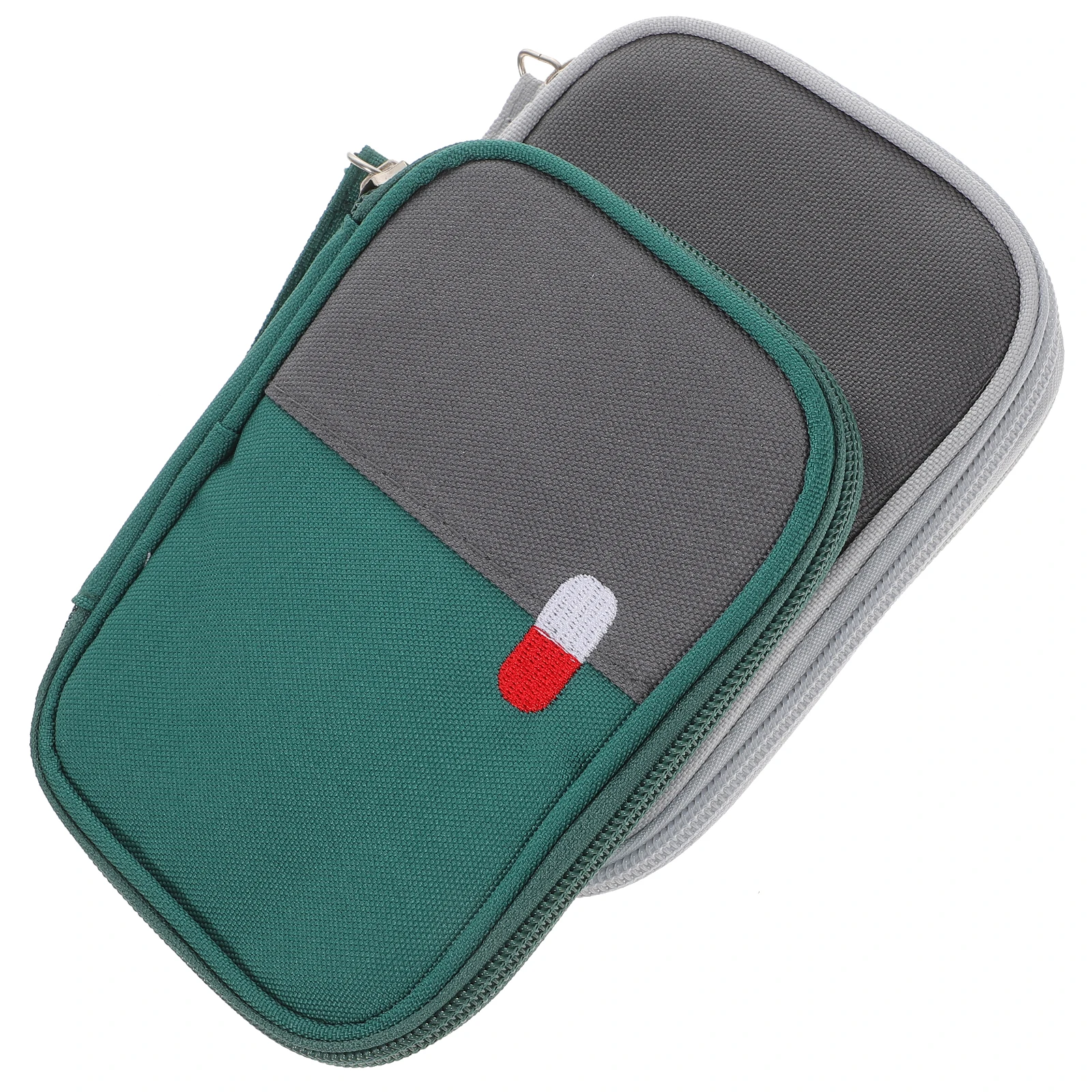 

2pcs Medicine Storage Bags Portable Pill Containers Small Boxes Travel Outdoor Camping Lightweight