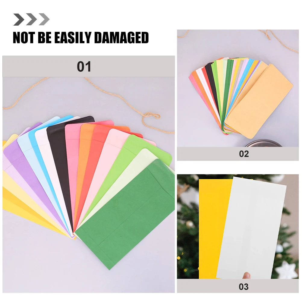 

50pcs Cash Envelopes Money Pouch For Cash Saving Jewelry Storage Paper Envelope Budget Organizer Small Pocket Chinese Style Coin