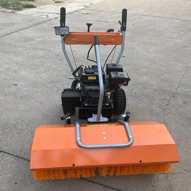 

Factory Remote Control Walk Behind Mini Snow Thrower Blower Snowplow Snow Sweeper Equipment diesel Oil
