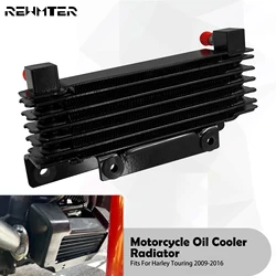 Oil Cooler Radiator Motorcycle Water Tank Adapter For Harley Street Electra Glide FLHTC Touring Road King FLHR Ultra 2009-2016