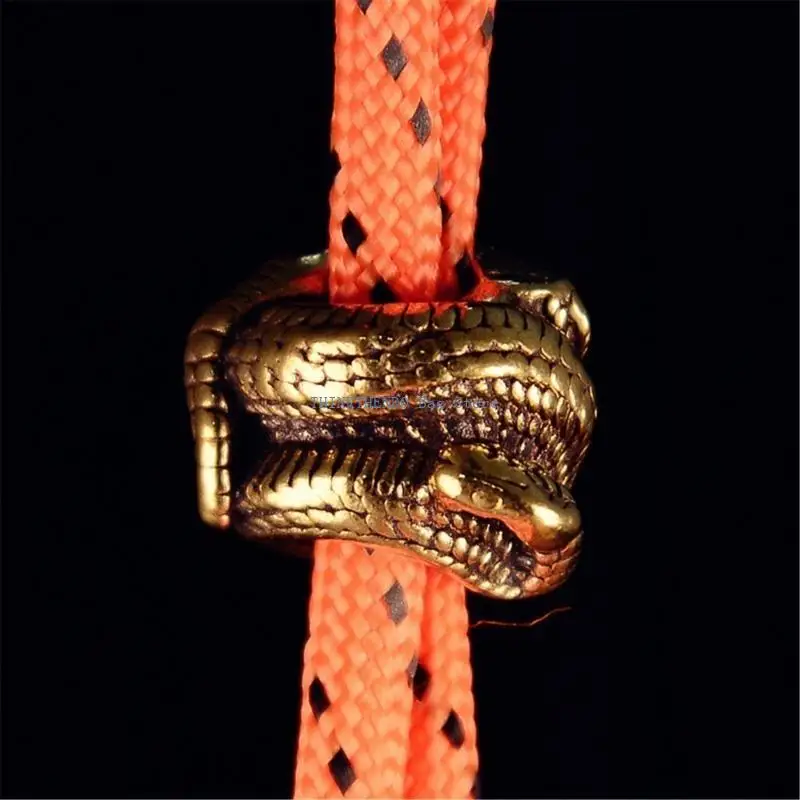 Pendentif tête serpent 340D pour colliers, bijoux projets paracorde, lanière