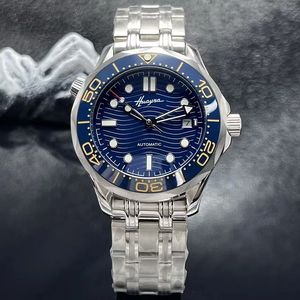

HUAYRA повседневные и стильные мужские автоматические часы MIYOTA8215 с датой, водонепроницаемые светящиеся спортивные деловые мужские часы