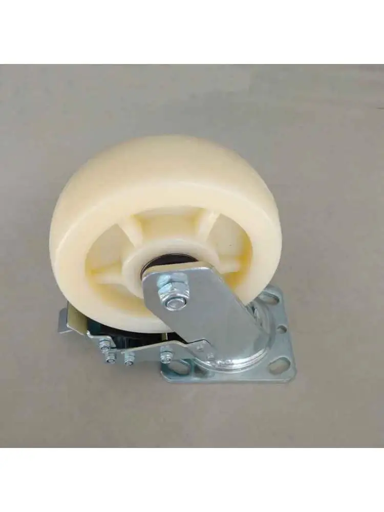 1 Pc 6-inch Universal Wheel Caster With Brake Diameter Of 150 Mm Heavy Nylon Wear-resistant Logistics Turnover  280KG