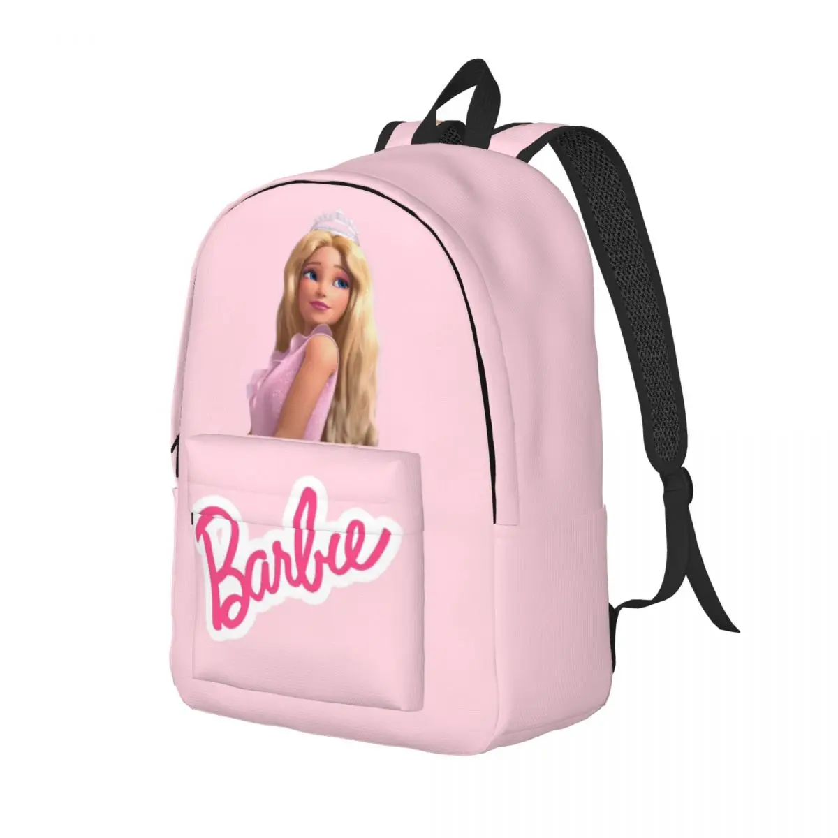 Cute Barbie Storage Bag Sanrio Barbie For Women Kid Light High School For Gifts Multi Compartment Kindergarten Bag