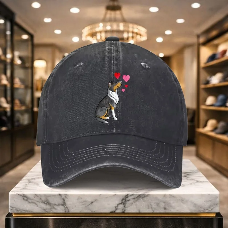 Smooth Collie Baseball Cap Adjustable for Outdoor Sports Casual Wear Street Hat