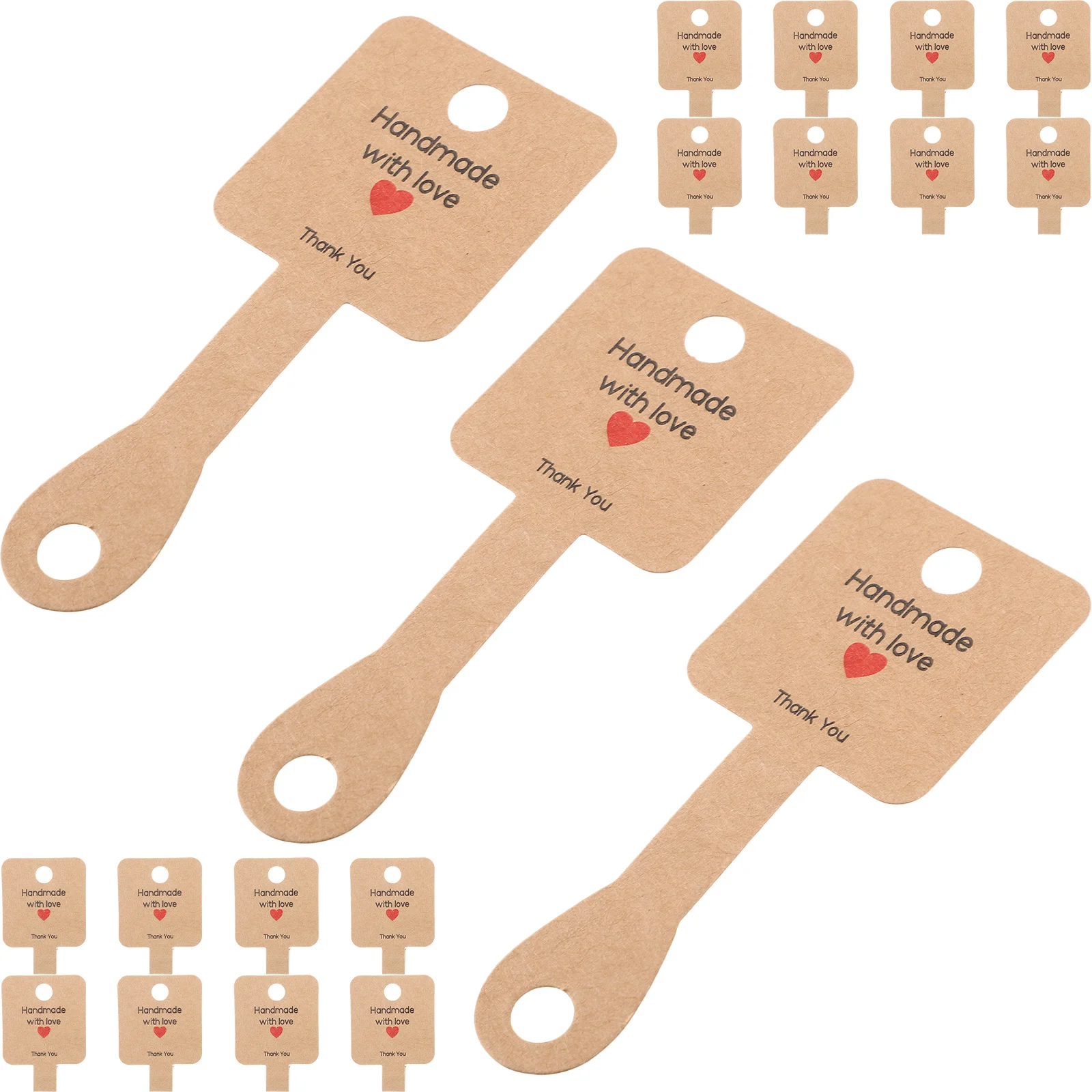 100 stuks ketting vouwkaarten sieraden displaykaarten decoratief gebruiksvriendelijk aanwezig juwelen voldoende hoeveelheid