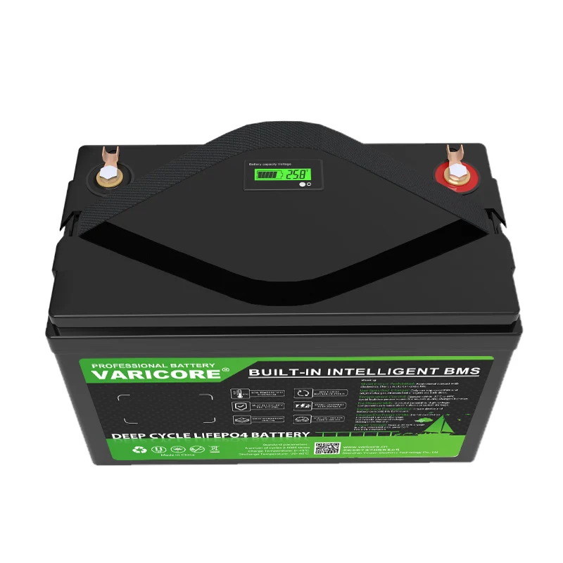 VariCore 24V 60ah LiFePO4 Batterij 8s Lithium-ijzerfosfaat voor Golfkar Boot Station Wagon Auto aansteker Batterijen 29.2V Lader